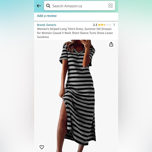 unbranded Dresses & Skirts - New without tag,Striped blue T-Shirt maxi dress.
